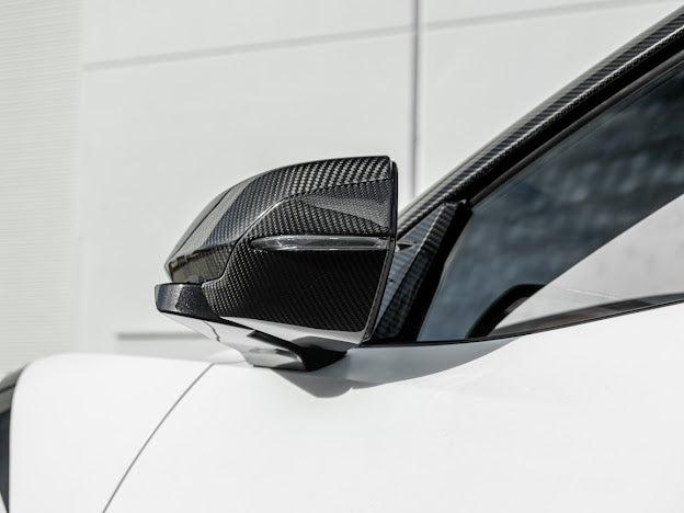2020+ CORVETTE C8 CARBON FIBER REPLACEMENT MIRROR COVERS PAIR